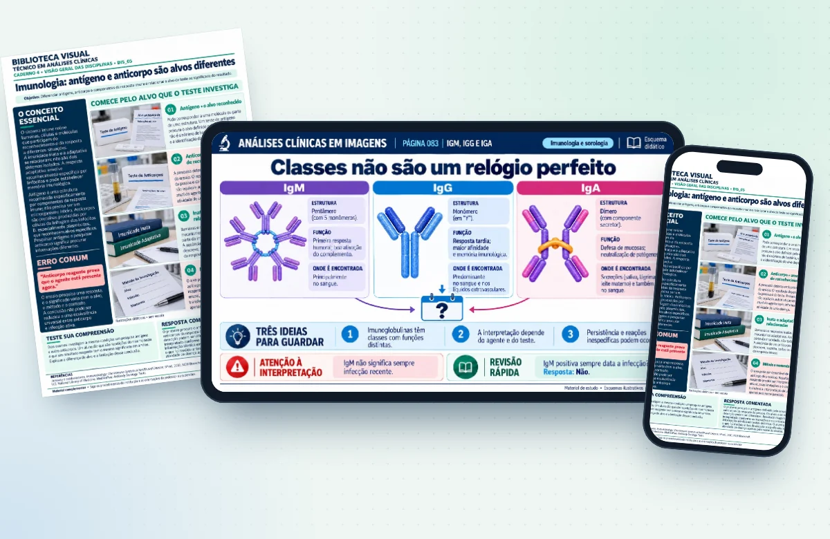 Imunoglobulinas: IgM, IgG e IgA